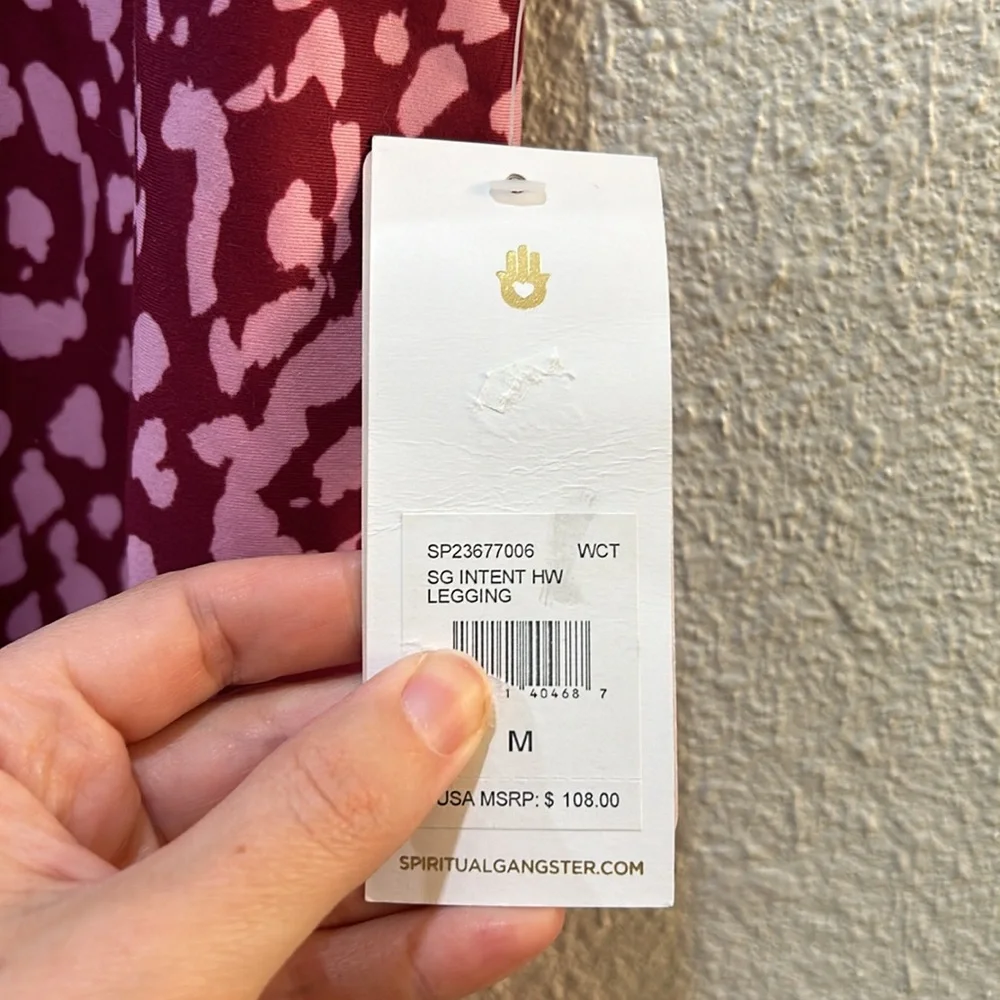 NWT Spiritual Gangster Intent Leggings size medium